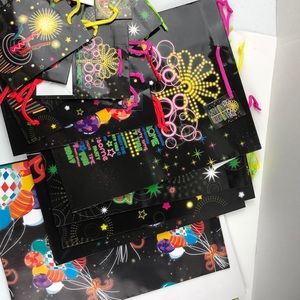 26 piece glow in the dark birthday wrap